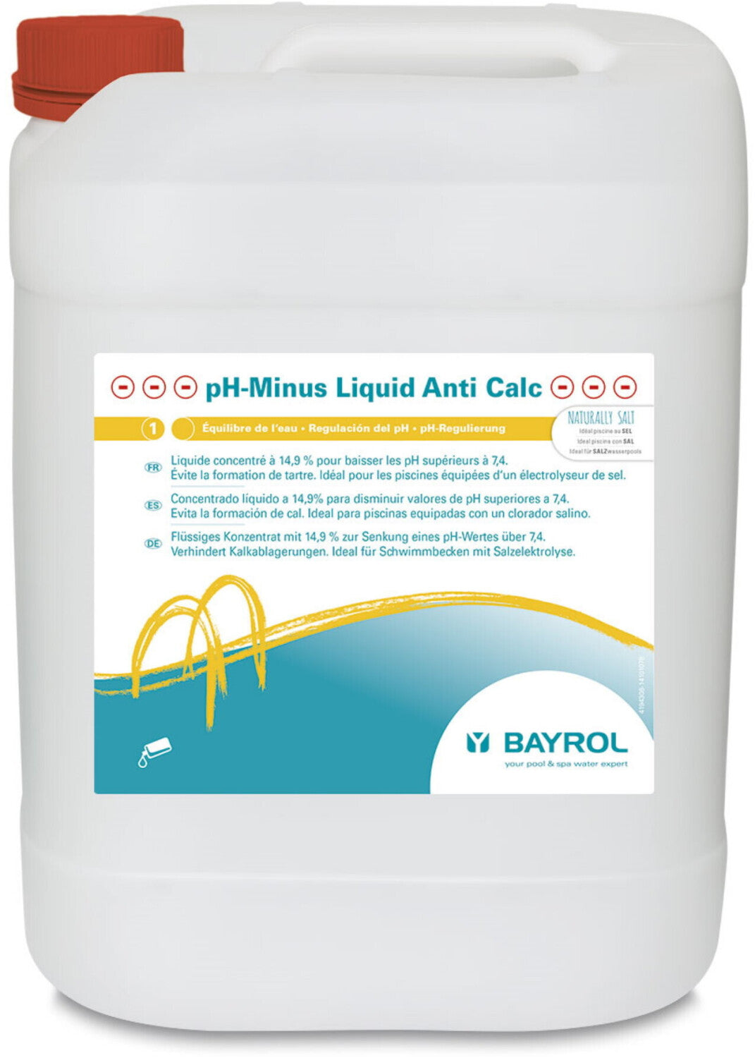 pH-Minus Liquid Anti Calc 20 L - USO DOM